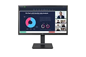 LG 24BP750C-B 24" LG Monitor, 1920X1080, IPS, HDMI Display Port USB 3.0 USB-C