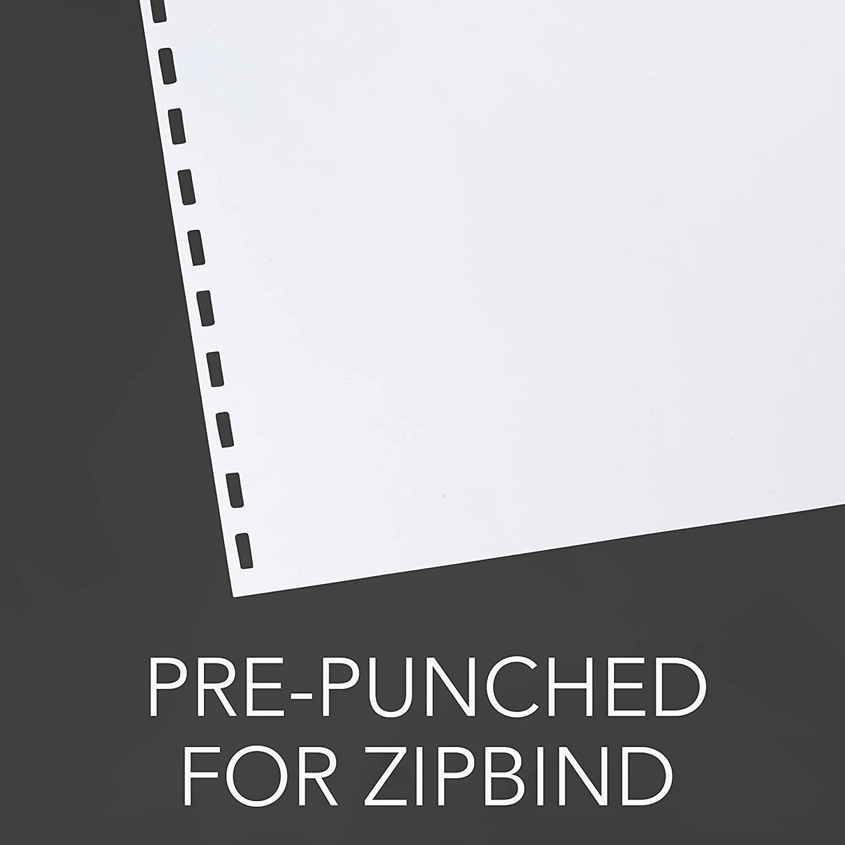 Iogear GBC ZipBind Pre-Punched Cover Set, Clear/Black, 10-Pack (26003)