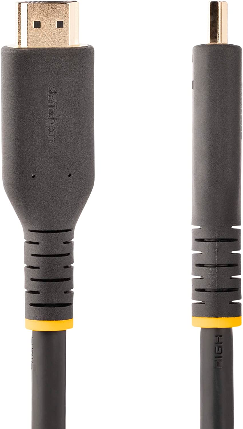 StarTech.com 23ft Active HDMI Cable w/Ethernet - HDMI 2.0 4K 60Hz UHD - Rugged HDMI Cord w/Aramid Fiber - Durable High Speed HDMI Cable - Heavy-Duty HDMI 2.0 Cable (RH2A-7M-HDMI-CABLE)