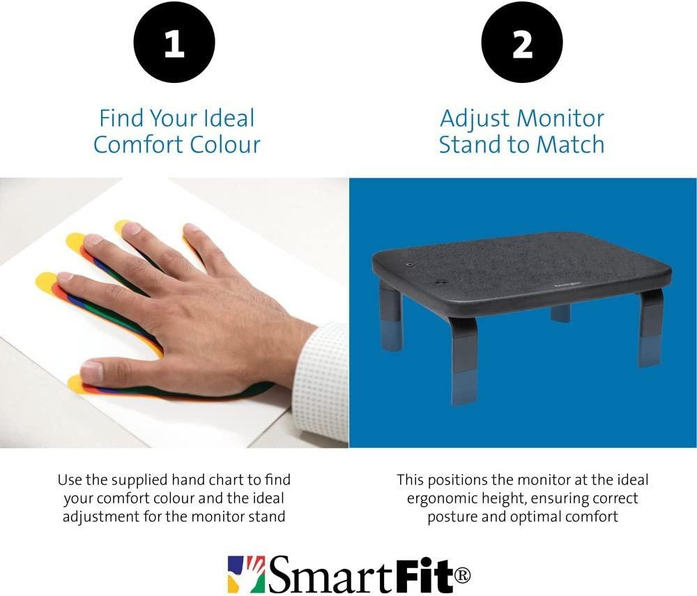 Kensington SmartFit Monitor Stand for up to 21” Screens - Black (K52785WW)