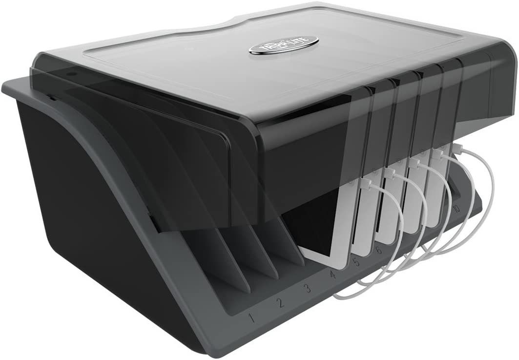 Tripp Lite (CSD1006AC) 10-Device Desktop AC Charging Station with Surge Protector for Tablets, Laptops and E-Readers Desktop 10 (AC)