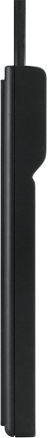 Belkin 6-Outlet Home And Office Surge Protector With Essential Power Filtration And 4ft Cord, 700 Joules, Black 4' Black