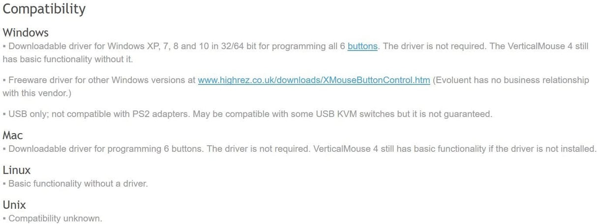 Evoluent VM4R VerticalMouse 4 Right Hand Ergonomic Mouse with Wired USB Connection (Regular Size) USB Wired xl(asia) = m/l(us)