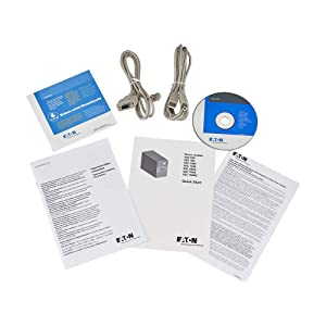 Eaton 5SC500 Pure Sinewave UPS Battery Backup, 500VA / 350W, AVR, LCD Display, Line Interactive 5SC Power Supply 500VA