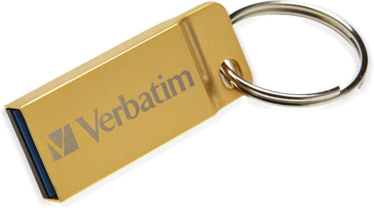 Verbatim 64GB Metal Executive USB 3.0 Flash Drive - Gold 64 GB 3.0 Gold