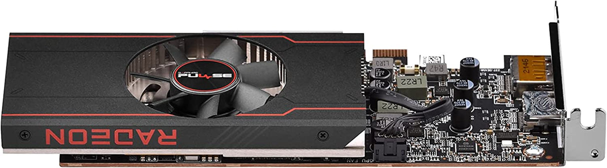 Sapphire technology Sapphire 11315-01-20G Pulse AMD Radeon RX 6400 Low Profile Gaming Graphics Card with 4GB GDDR6, AMD RDNA 2, Black