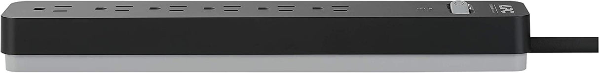 APC Surge Protector with Extension Cord 10 Ft, PE610, 6-Outlets, 1080 Joule, Long Power Strip Black 10' Cord
