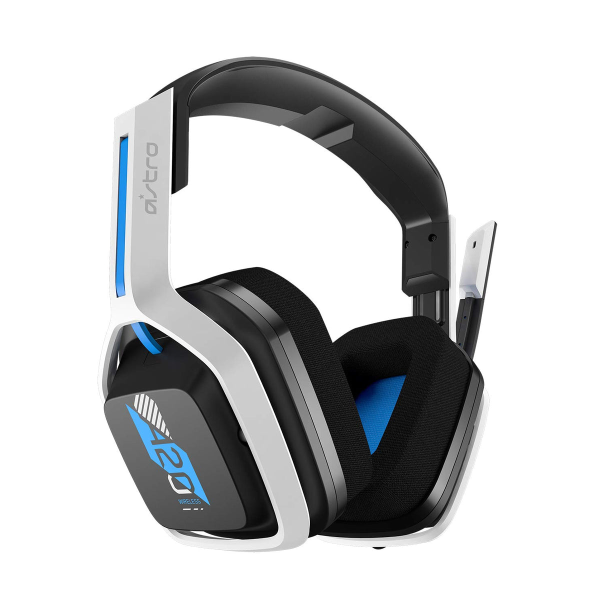 ASTRO Gaming A20 Wireless Headset Gen 2 for PlayStation 5, PlayStation 4, PC & Mac - White/Blue PS5, PS4, PC/Mac Headset Only