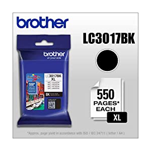 Brother Printer LC30172PK High Yield XL Black Ink Cartridge-2 Pack Black High Yield Ink