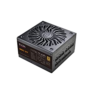 EVGA SuperNOVA 850 GT, 80 Plus Gold 850W, Fully Modular, Auto Eco Mode with FDB Fan, 7 Year Warranty, Includes Power ON Self Tester, Compact 150mm Size, Power Supply 220-GT-0850-Y1 GT 850W