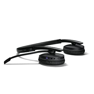 EPOS | Sennheiser Adapt 260 (1000882) Dual Sided Headset, Wireless, Dual-Connectivity Bluetooth, USB-A Dongle Included, UC Optimized and Microsoft Teams Certified, Black Dual Sided USB-A