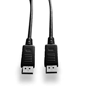 V7 V7DP2DP-6FT-BLK-1N DP/4K Out Cable, 6', Black