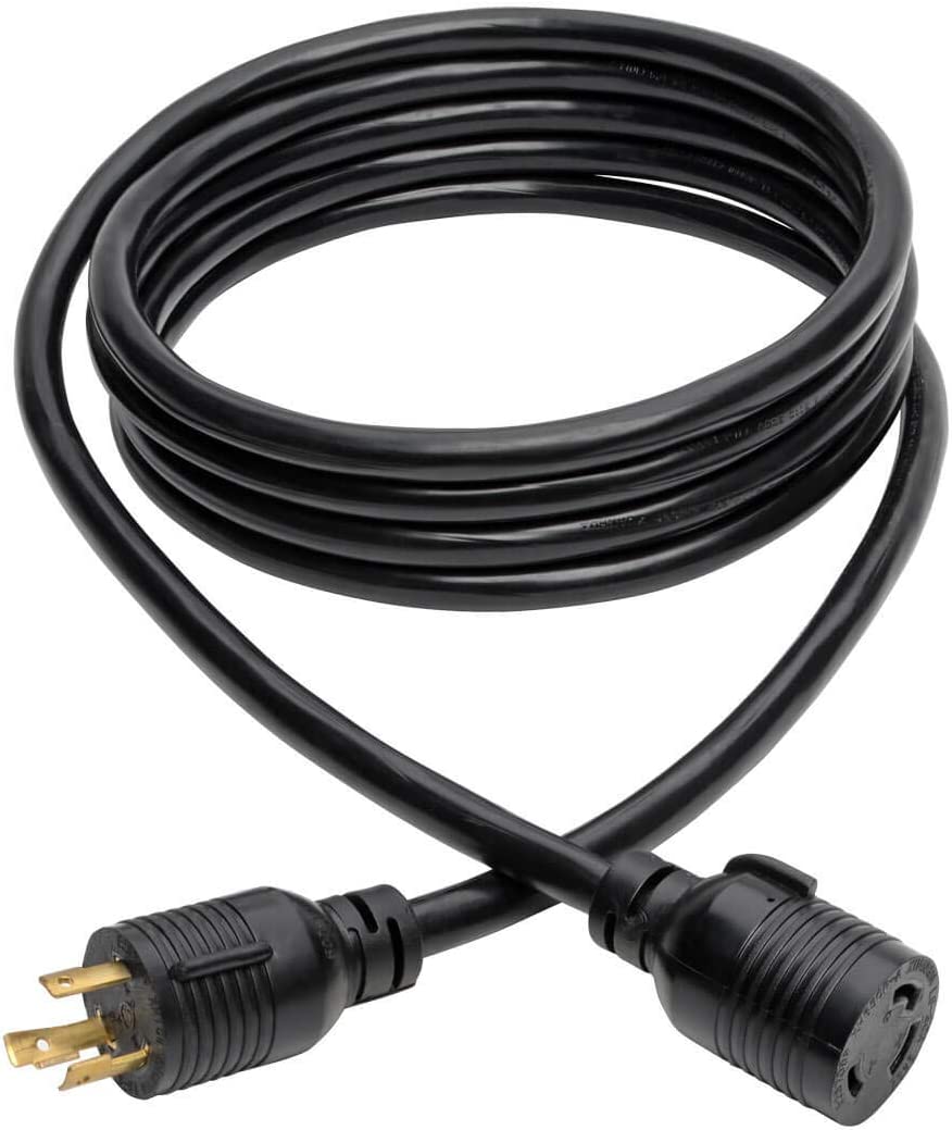 Tripp Lite P041-014 Heavy-Duty Power Extension Cord Cable 30A 10 AWG L6-30P to L6-30R with Locking Connectors 14' 14' 14-ft. (Locking)
