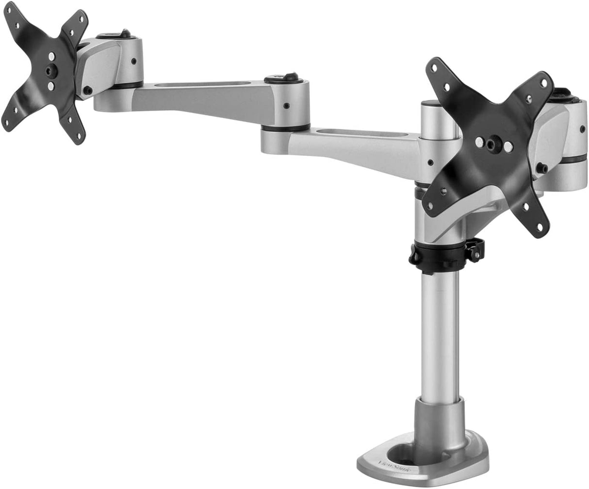 ViewSonic LCD-DMA-001 Dual Monitor Mounting Arm with Vesa Mount up to Two 24" Monitors 24-Inch Monitors