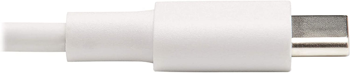 Tripp Lite Lightning to USB-C Charging & Data Cable for Apple iPhone & iPad, MFi Certified, White, 3 Feet / 0.9 Meters, 2-Year Warranty (M102-003-WH)