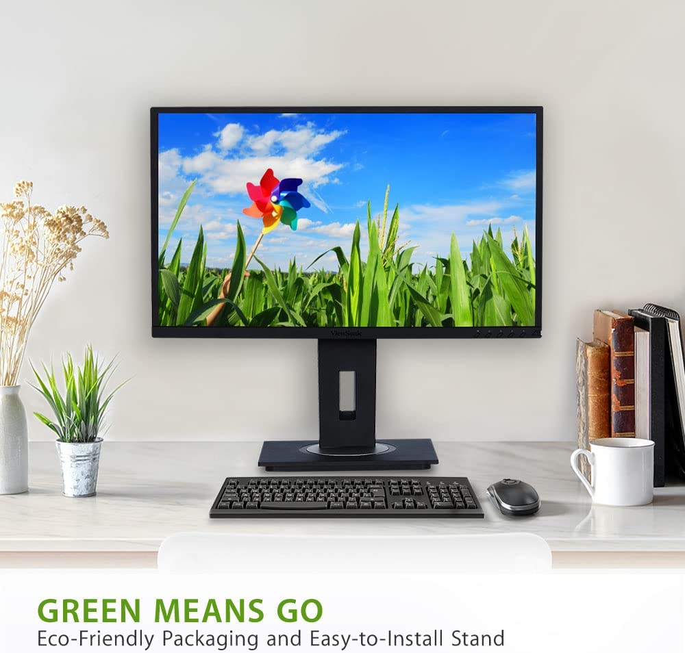 ViewSonic VG2248 22 Inch IPS 1080p Ergonomic Monitor with HDMI DisplayPort USB and 40 Degree Tilt for Home and Office 22-Inch