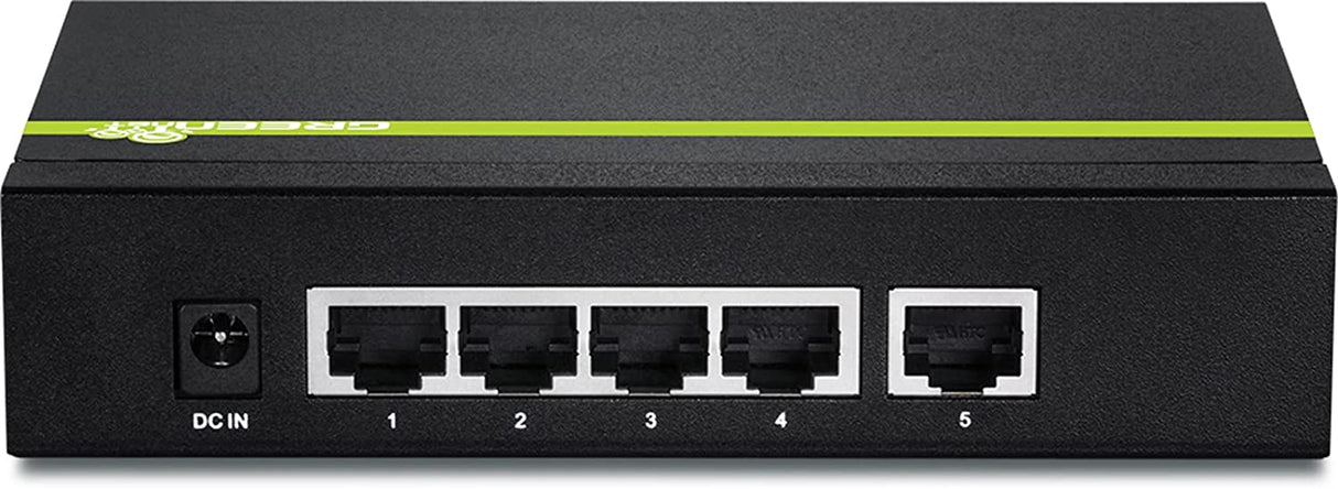 TRENDnet 5-Port Gigabit PoE+ Switch, 31 W PoE Budget, 10 Gbps Switching Capacity, Data & Power Through Ethernet To PoE Access Points And IP Cameras, Full & Half Duplex, Black, TPE-TG50g