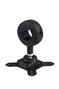 Atdec SD-DO QuickShift Donut Pole Mount Accessory (up to 26.4lbs displays) with Quick Release Mechanism and 75x75/100x100 VESA Support, Black