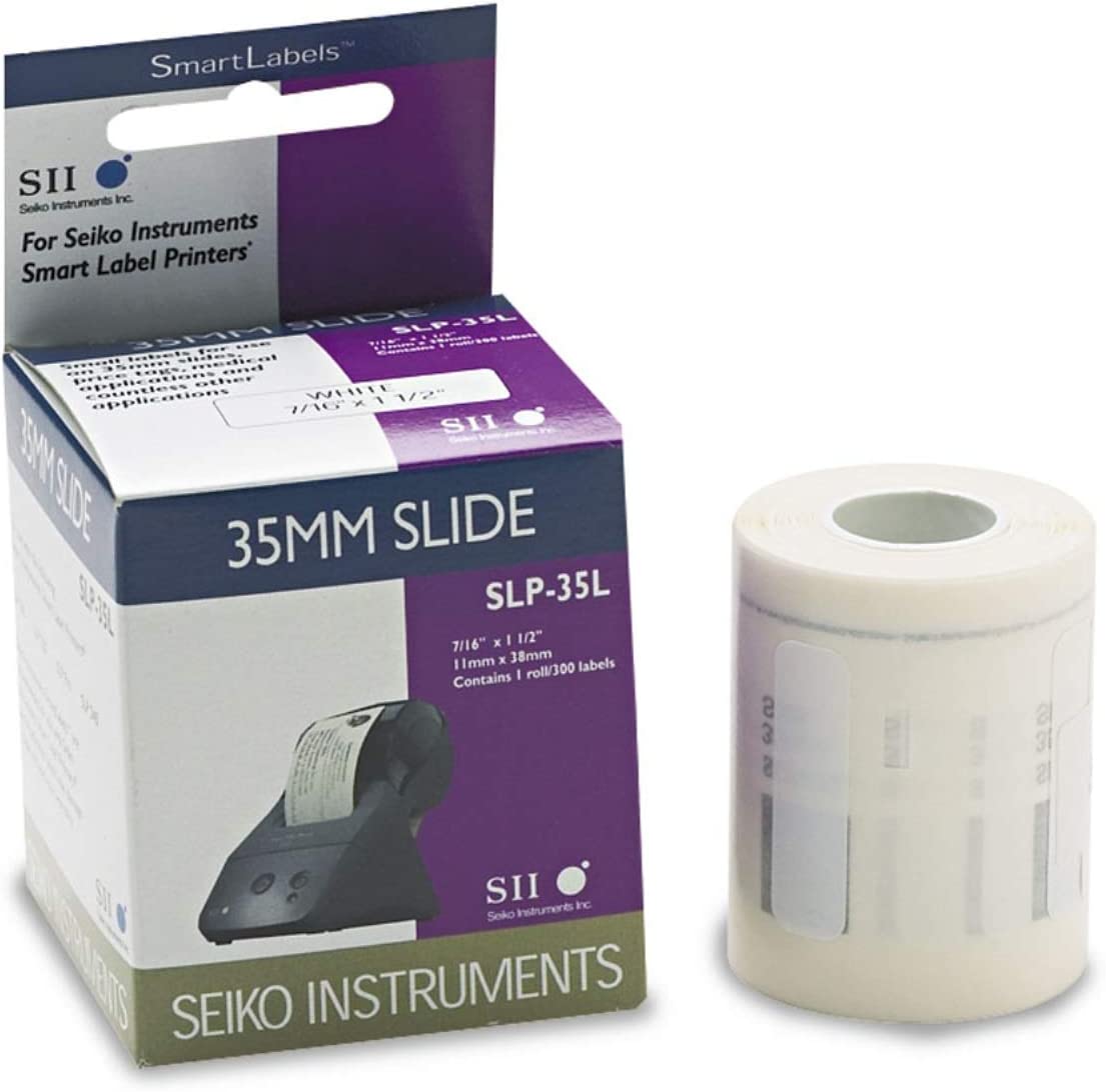 Seiko instruments SEIKO 35MM SLIDE LABELS WHITE. 7/16 IN