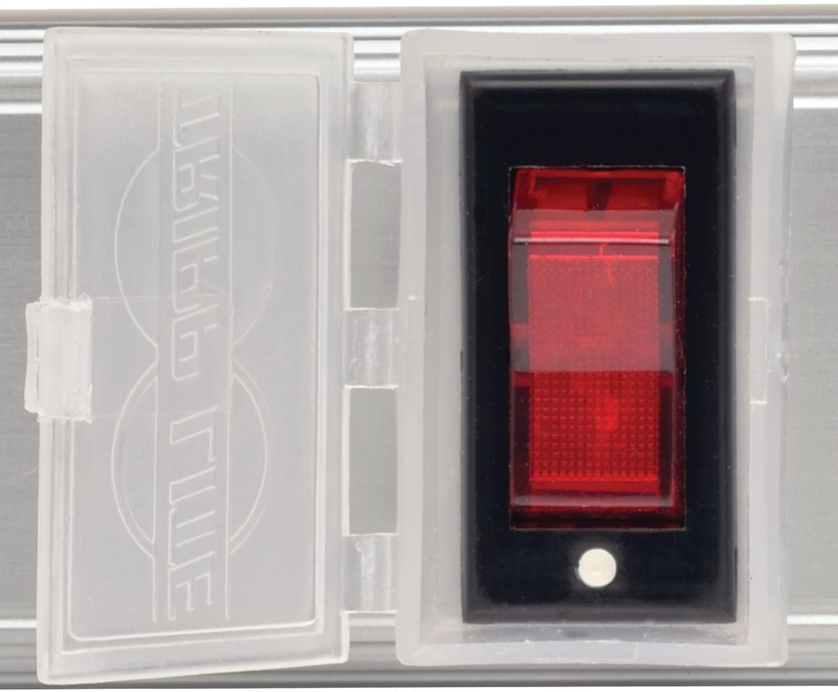 Tripp Lite 16 Outlet Surge Protector Power Strip, 15ft Long Cord, Metal, SS7415-15, Silver 16 Outlet Power Strip