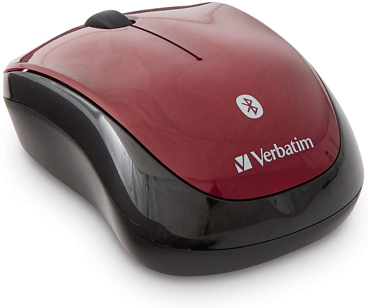 Verbatim Bluetooth Wireless Tablet Multi-Trac Blue LED Mouse - Garnet