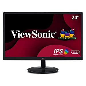 ViewSonic VA2459-SMH 24 Inch IPS 1080p LED Monitor with HDMI and VGA Inputs 24-Inch Monitor