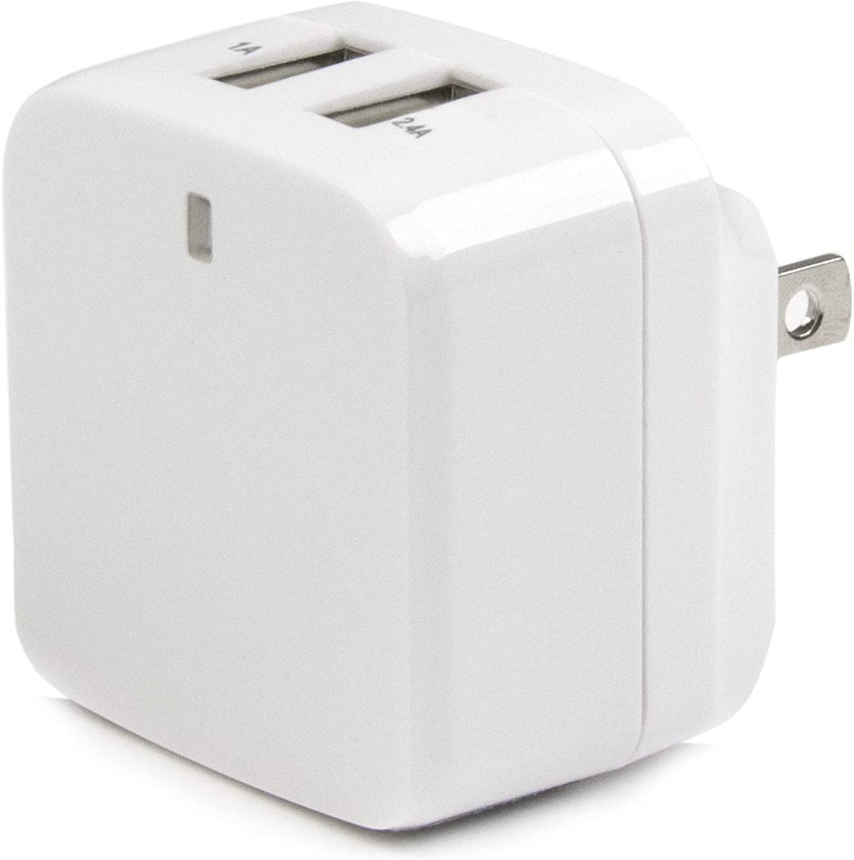 StarTech.com Travel USB Wall Charger - 2 Port - White - Universal Travel Adapter - International Power Adapter - USB Charger (USB2PACWH) White 2 ports