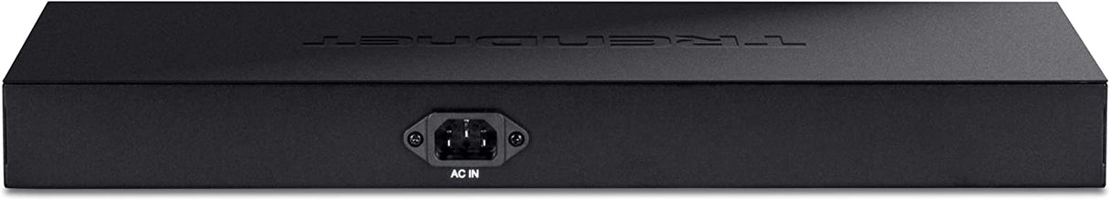 TRENDnet 16-Port Gigabit PoE+ Switch, 16 x Gigabit PoE+ Ports, 246W PoE Power Budget, 32 Gbps Switching Capacity, Desktop Switch, Ethernet Network Switch, Metal, Lifetime Protection, Black, TPE-TG160g