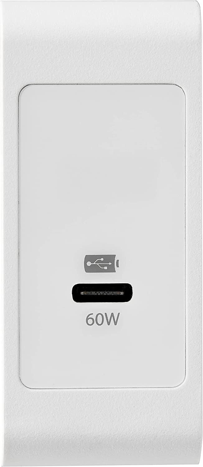 Startech 1 Port USB C Wall Charger - 60W Power Delivery - USB C Power Adapter for Laptop or Cell Phone (WCH1C)