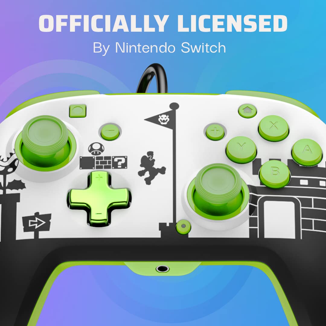 PDP REMATCH Wired Controller for Nintendo Switch/ Lite/ OLED - Super Mario Retro