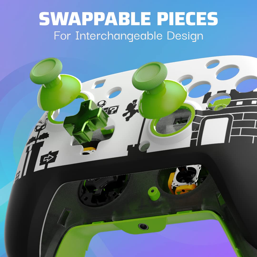 PDP REMATCH Wired Controller for Nintendo Switch/ Lite/ OLED - Super Mario Retro