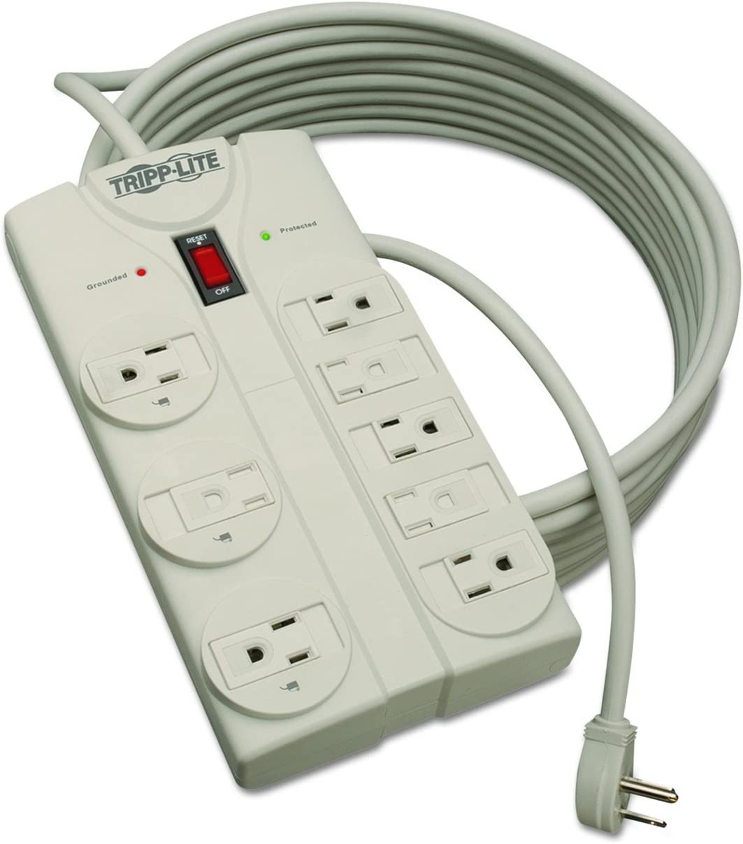 Tripp Lite Surge Protector Power Strip 120V 5-15R 8 Outlet 25' Cord 1440 Joule