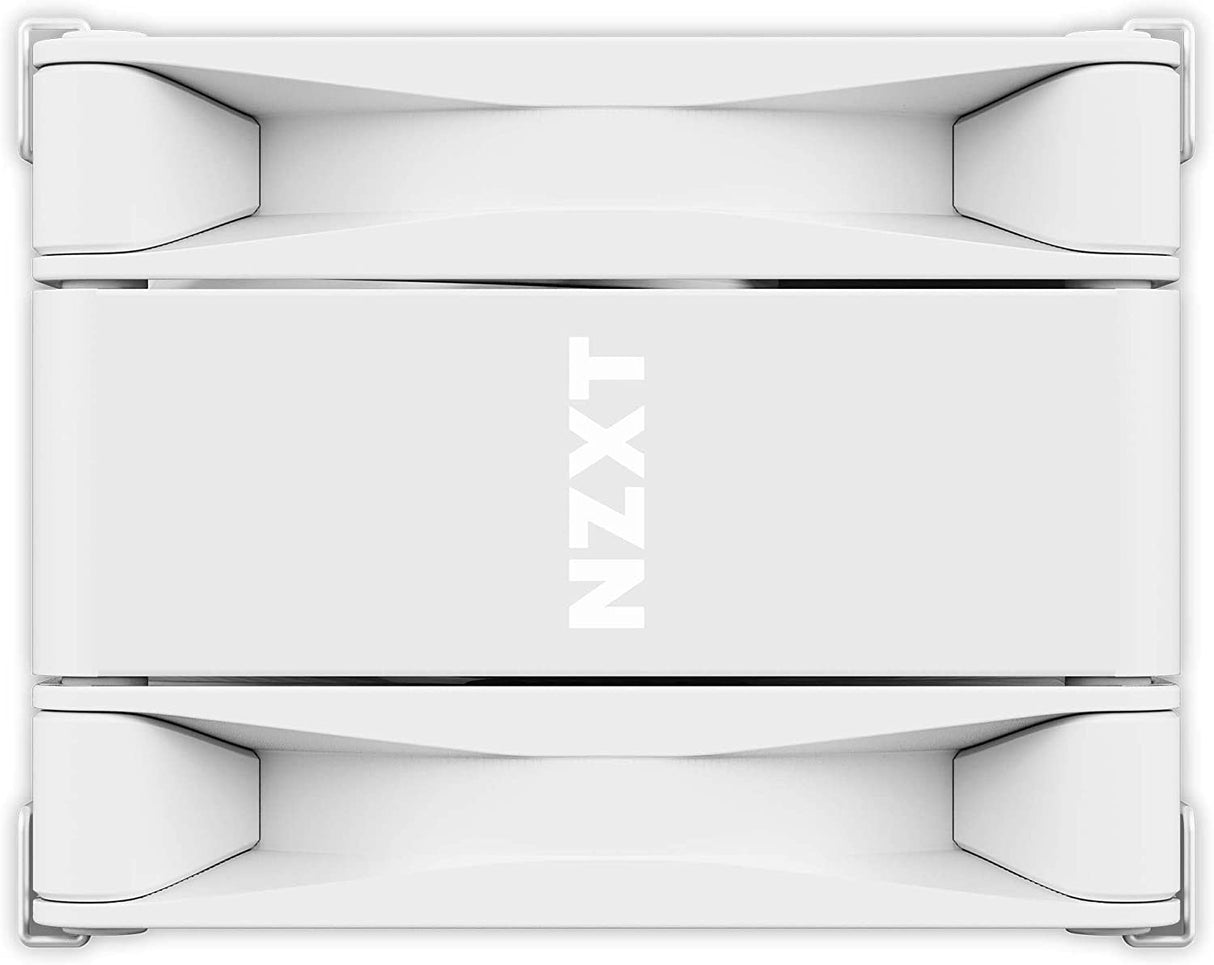 NZXT T120 RGB CPU Air Cooler - RC-TN120-W1 - RGB CPU Liquid Cooler - Conductive Copper Pipes - Fluid Dynamic Bearings - AMD and Intel Compatibility - White T120 RGB White
