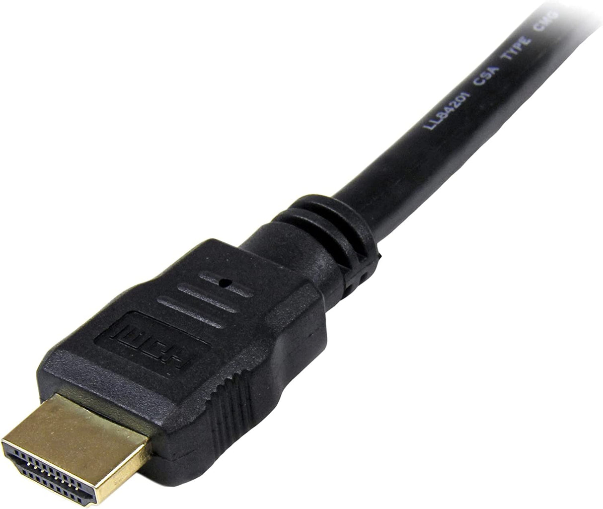 StarTech.com 6ft (2m) HDMI Cable - 4K High Speed HDMI Cable with Ethernet - UHD 4K 30Hz Video - HDMI 1.4 Cable - Ultra HD HDMI Monitors, Projectors, TVs & Displays - Black HDMI Cord - M/M (HDMM6) 6 ft / 2m HDMI Cable