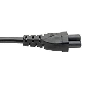 Tripp Lite 2 Prong European Computer Power Cord (C5 to SCHUKO CEE 7/7) 6-ft.(P058-006)