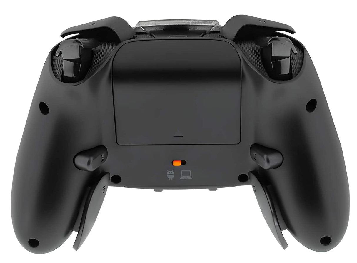 Bionik VULKAN Advanced Wireless Gaming Controller- For Windows PC, Android, Steam and VR Devices with Programmable Paddle Buttons- Dual Connectivity - Android