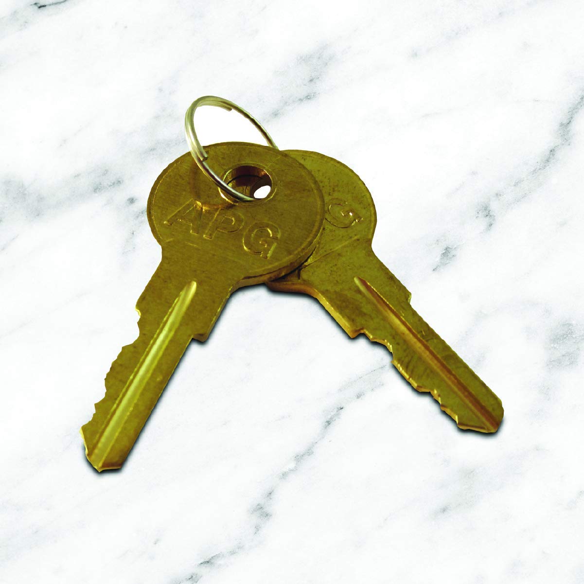 APG Cash Drawer Replacement Key Set | Compatible with APG A9 Code Locks | Set of 2 Keys | for APG’s Series 100 and Series 4000 Cash Drawers | PK-8K-A9