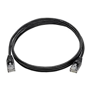 Tripp Lite Cat6a 10G Ethernet Cable, Snagless Molded Slim UTP Network Patch Cable (RJ45 M/M), Black, 5 Feet / 1.5 Meters, Manufacturer's Warranty (N261-S05-BK) Black 5 Feet UTP / Slim