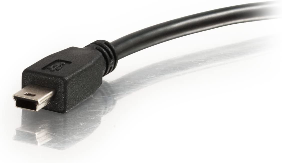 C2g/ cables to go C2G USB Cable, Mini USB Cable, USB 2.0 Cable, USB A to B Cable, 6.56 Feet (2 Meters), Black, Cables to Go 27005 Black 6.6 Feet USB A to Mini B Male