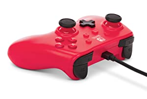 Powera Wired Controller for Nintendo Switch - Raspberry Red, Gamepad, Game controller, Wired controller, Officially licensed Raspberry Controller