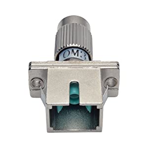 Tripp Lite Optical Fiber Cable Tester Adapter FC/SC 50/125 OM3 10 Gb M/F (T020-001-SC10G)
