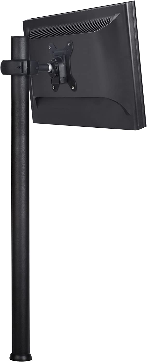 Atdec SD-DP-750 Spacedec Donut Pole Mount with Quick Release Mechanism and 75x75/100x100mm VESA Support, 29.5-Inch, Black Medium