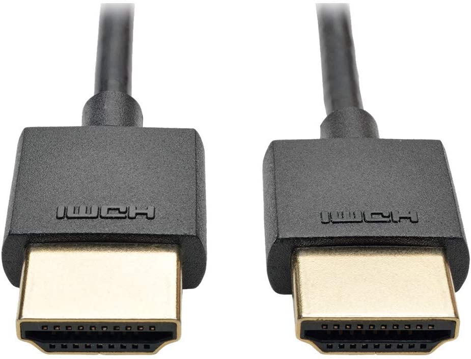 Tripp Lite Slim High-Speed HDMI Cable with Ethernet and Digital Video with Audio, UHD 4K x 2K (M/M), 3 ft. (P569-003-SLIM) 3 ft. Slim