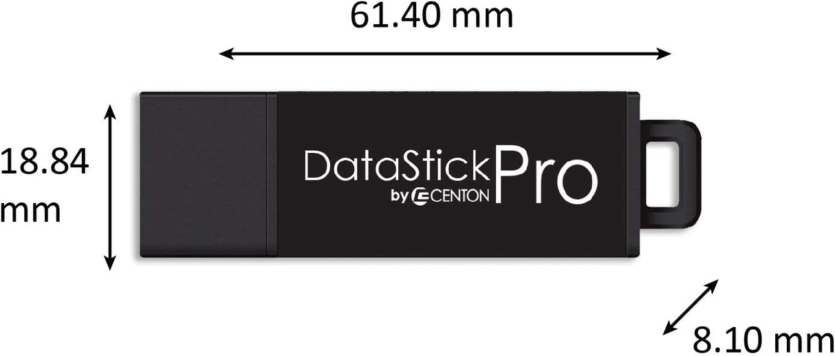Centon DataStick Pro 64 GB USB 3.0 Flash Drive / Thumb Drive (S1-U3P6-64GB). 10X Faster Than USB 2.0. 1 Count (Pack of 1)