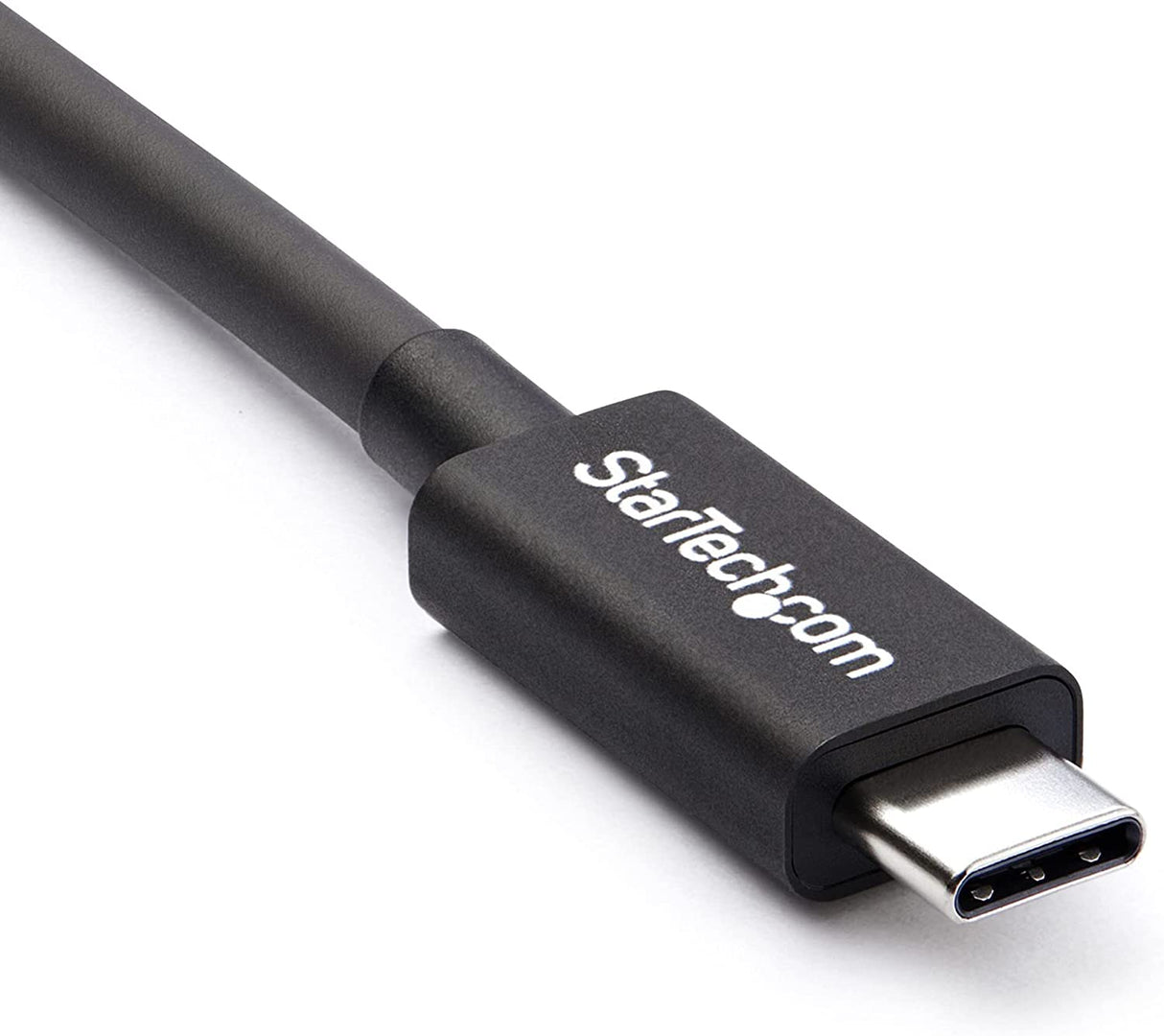 StarTech.com 40Gbps Thunderbolt 3 Cable - 1.6ft/0.5m - Black - 5k 60Hz/4k 60Hz - Certified TB3 USB-C Charger Cord w/ 100W Power Delivery (TBLT34MM50CM) 1.5ft 40Gbps | Black