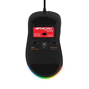 VisionTek OCPC MR44 Wired Gaming Mouse, RGB, 16000 DPI, PixArt 3389 Sensor, Programmable Macro Buttons for Windows and Mac - 901541