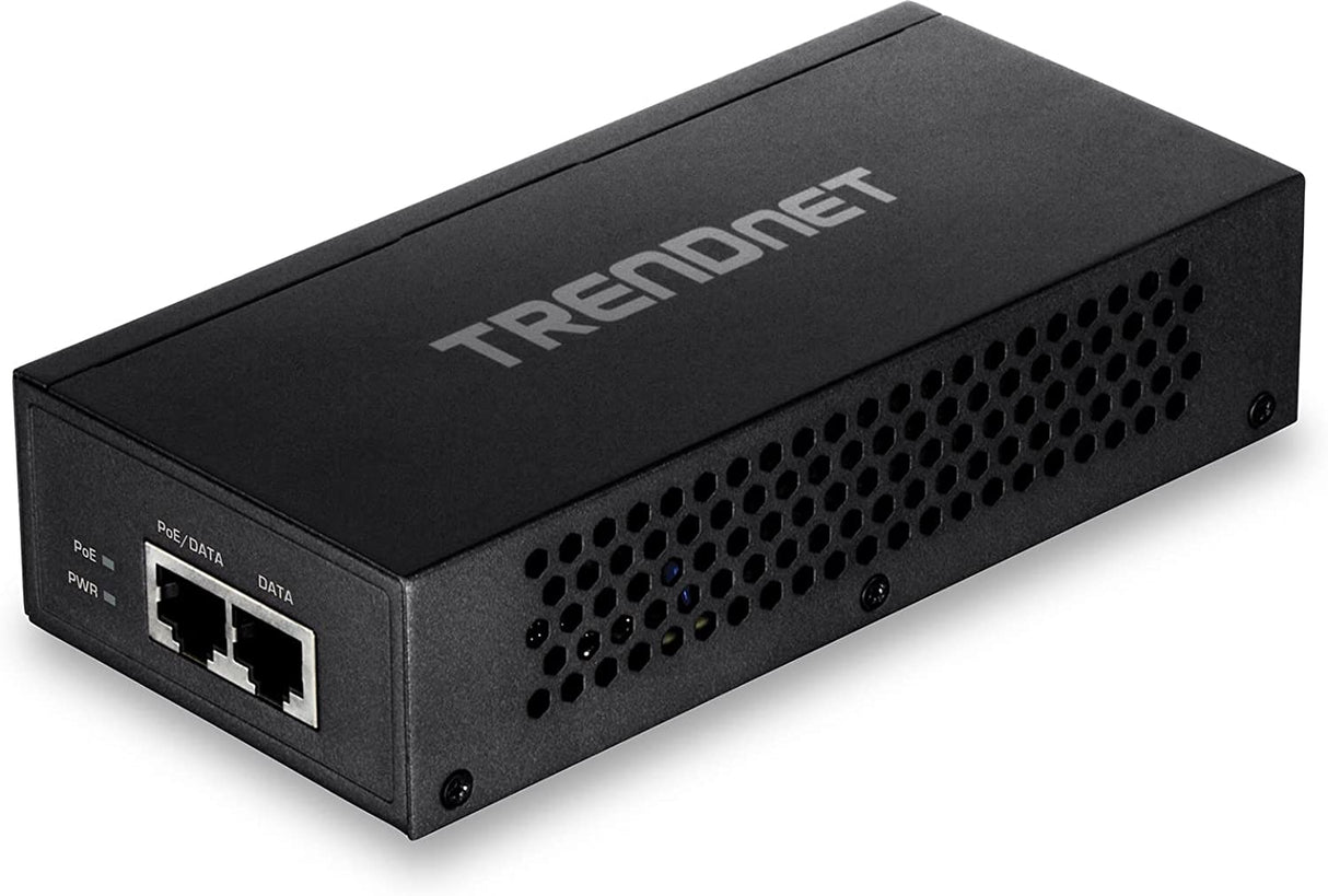 TRENDnet Gigabit Ultra PoE+ Injector, Supplies PoE (15.4W), PoE+(30W) Or Ultra PoE(60W), Network A PoE Device Up To 100m(328 ft), Supports IEEE 802.3af,802.at,Ultra PoE, Plug & Play, Black, TPE-117GI