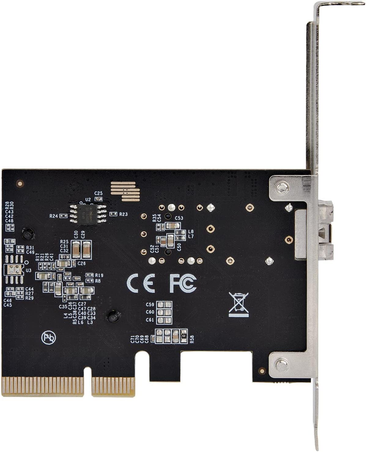 StarTech.com 10G PCIe SFP+ Card - Single SFP+ Port Network Adapter - Open SFP+ for MSA-Compliant Modules/Direct-Attach Cables - 10 Gigabit Fiber PCIe NIC - PCI Express SFP+ Network Card (PEX10GSFP)