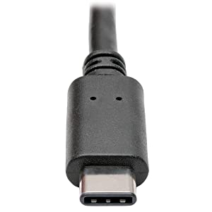Tripp Lite USB 3.1 Gen 1 Cable, USB-C to USB-A (M/F), Type-C to Type-A, 5 Gbps, 6" (U428-06N-F) 6" Adapter (M/F)