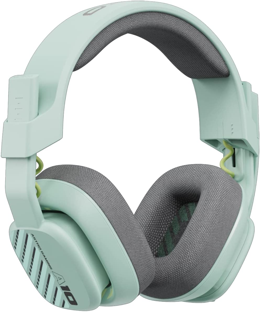 Astro gaming Astro A10 Gaming Headset Gen 2 Wired Headset - Over-Ear Gaming Headphones with flip-to-Mute Microphone, 32 mm Drivers, for Xbox Series X|S, Xbox One, Playstation 5/4, Nintendo Switch, PC, Mac - Mint Mint Gen 2 Cross Platform Headset Only